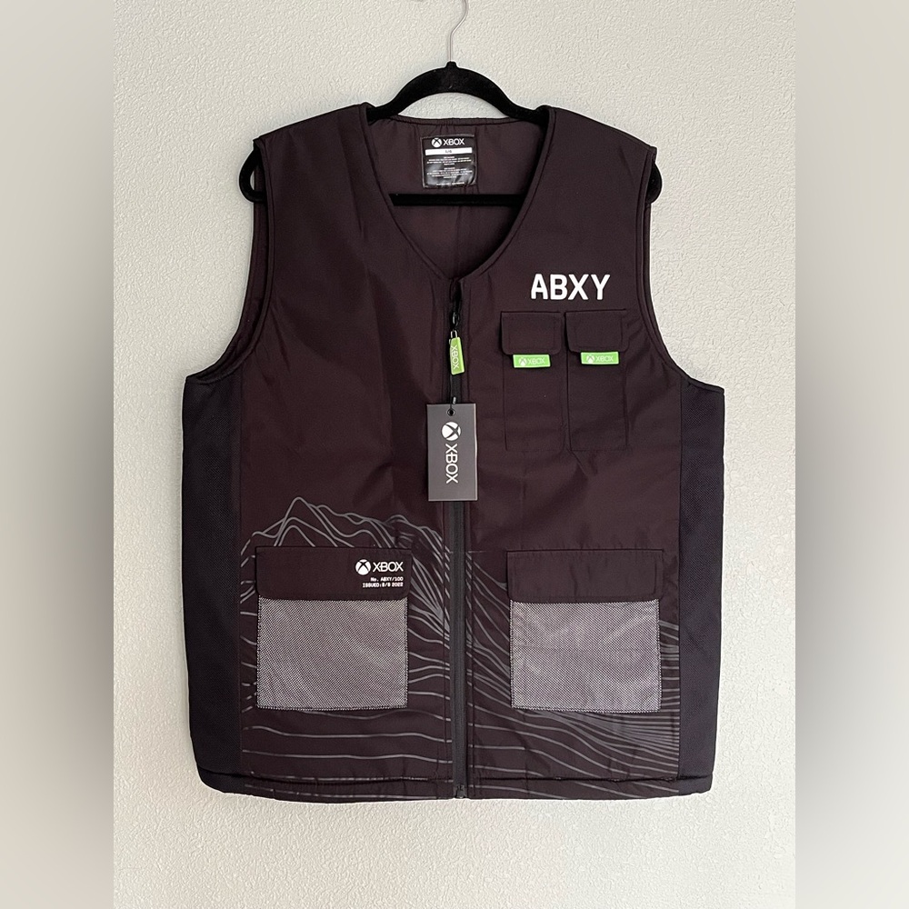 Xbox  Summer Utility Vest Black Size Large ABXY/100